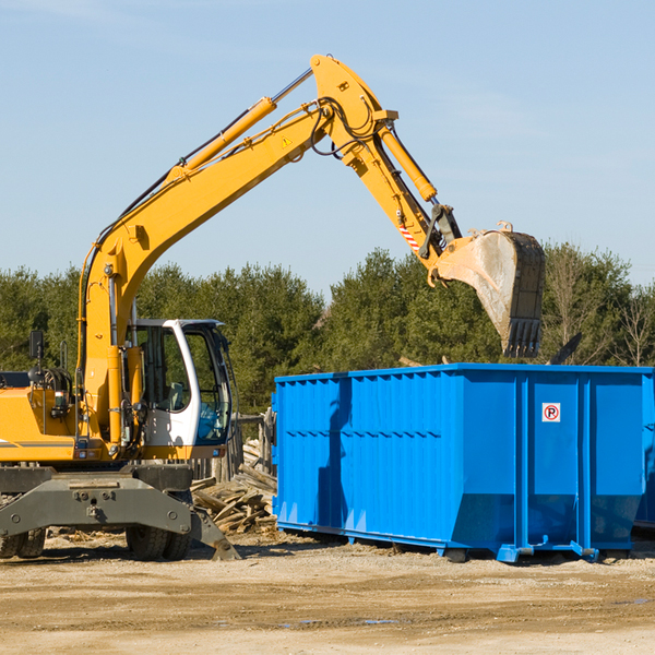 how does a residential dumpster rental service work in Gann Valley SD